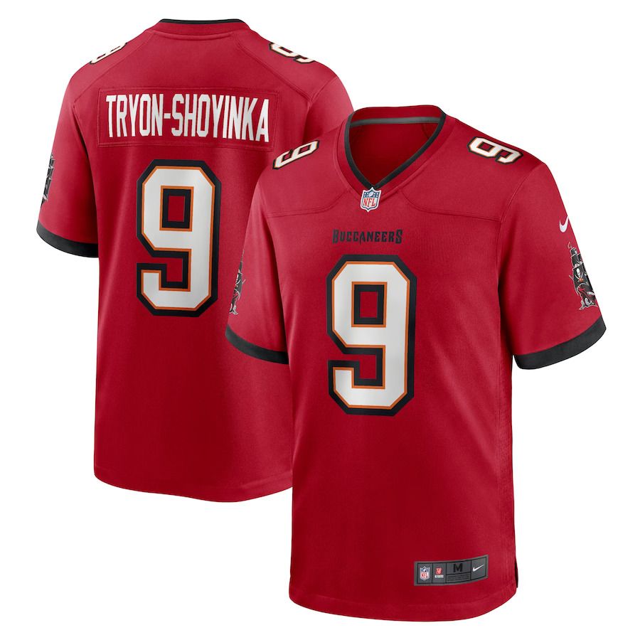Men Tampa Bay Buccaneers #9 Joe Tryon-Shoyinka Nike Red Game NFL Jersey